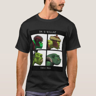 Camiseta Da G'rillaz Ork Band Arte da Capa - Fantasia Sombr