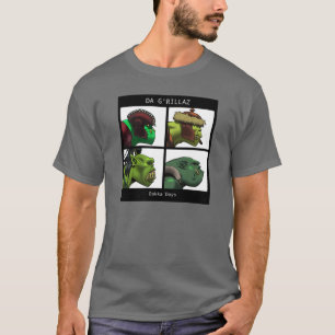 Camiseta Da Grillaz Ork Band Arte da Capa Fantasia Sombria