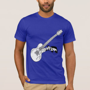 Camiseta da guitarra elétrica