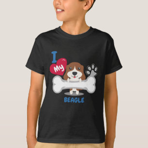 Camiseta Da ideia bonito do presente do cão do LEBREIRO