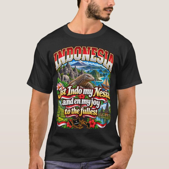 Camiseta da Indonésia (Frente)