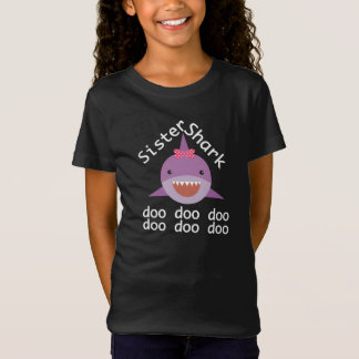 Camiseta da irmã Shark Doo Doo Doo