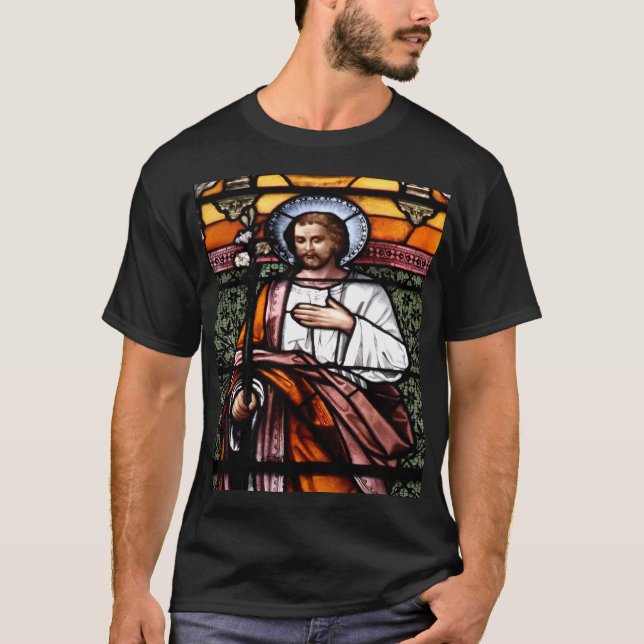 Camiseta da Janela de Vitral de São José (Frente)
