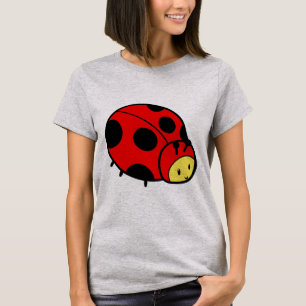 Camiseta da jovem joaninha