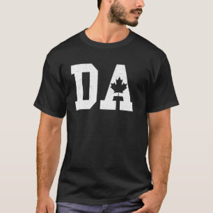 Camiseta DA - Letra D e A maiúscula alfabeta - Canadá - Map