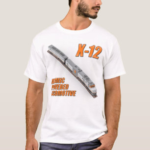 Camiseta da Locomotiva X-12 Movida a Energia Atômi