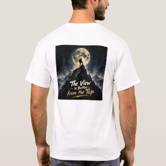 Camiseta da Lua de Escalada Motivacional da Montan