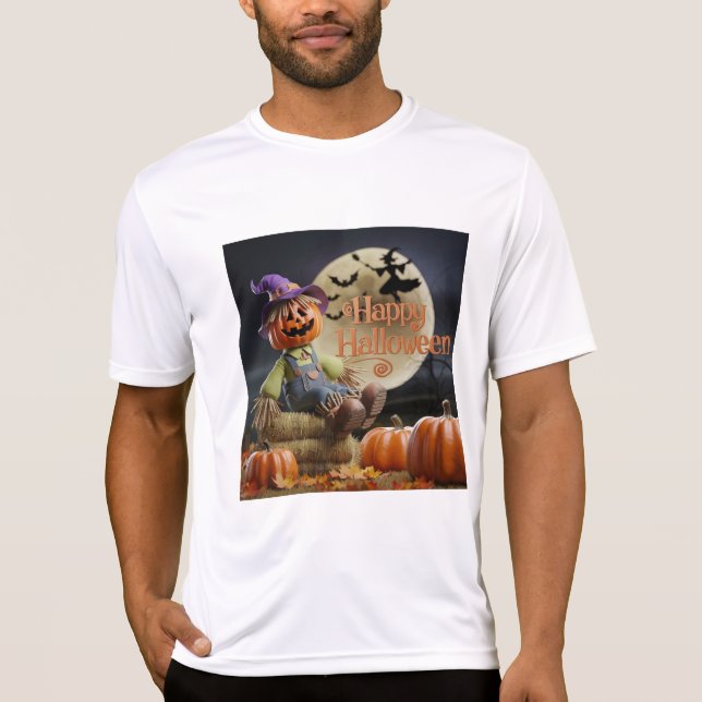 Camiseta da Lua do Dia das Bruxas - Perfeito para  (Frente)