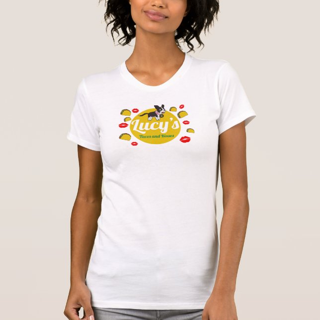 Camiseta da Lucy's Tacos and Kisses - Mulheres (Frente)
