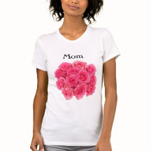 Camiseta da mãe da rosa