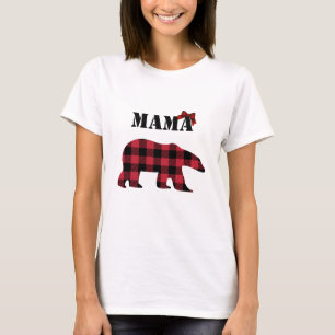 Camiseta da Mama Bear, Xadrez de Buffalo
