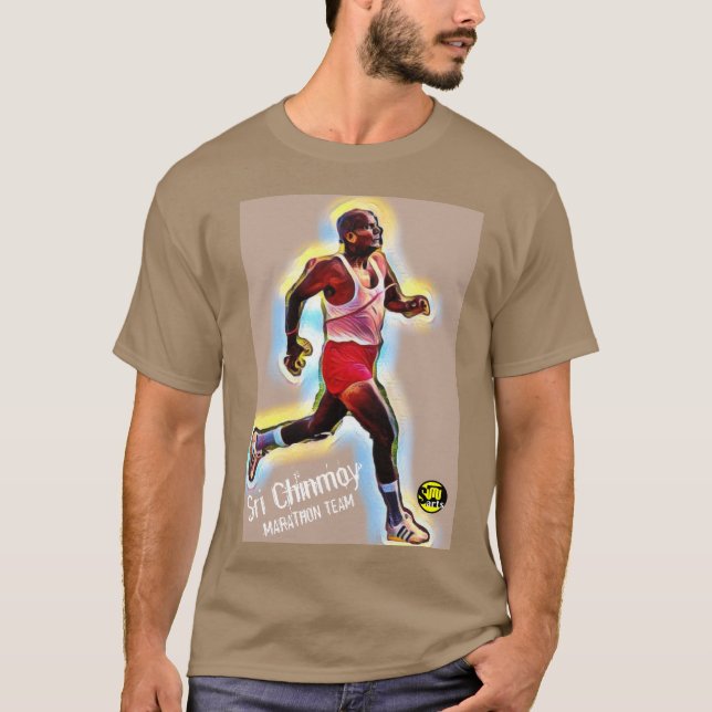 Camiseta da Maratona de Sri Chinmoy com citação (Frente)
