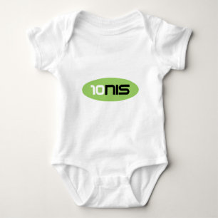 camiseta da marca do tênis 10NIS ou bodysuit do