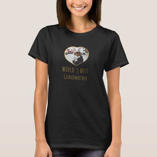 Camiseta da Melhor Avó do Mundo (Frente)