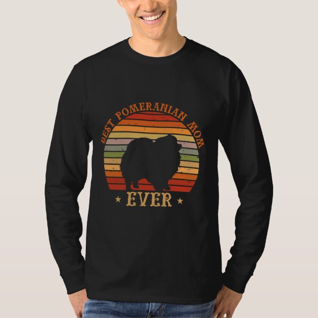 Camiseta Da Melhor Mãe Pomeraniana De Sempre (Frente)