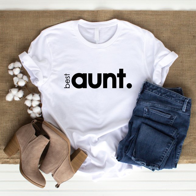 Camiseta da melhor tia do mundo (Criador carregado)