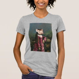Camiseta da menina porquinha vitoriana