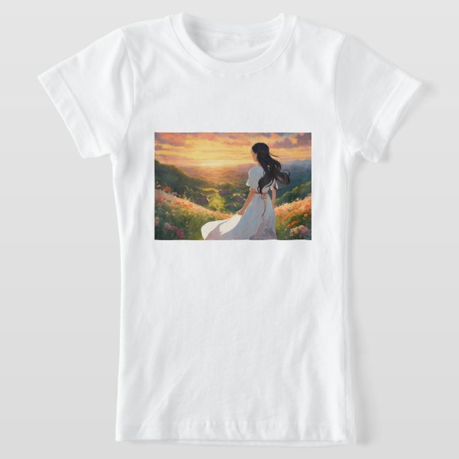 Camiseta da menina Sunshine Sparkle (Postura )