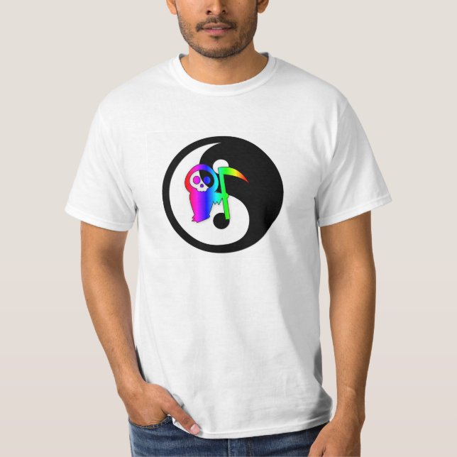 Camiseta da morte de Yin Yang (Frente)