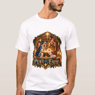 Camiseta da Natividade de Belém Paz na Terra