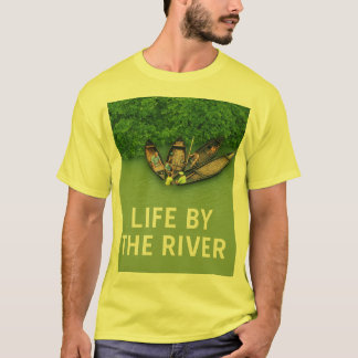 Camiseta da Natureza à Beira do Rio para Amantes d