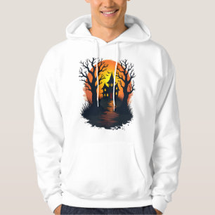 Camiseta da Natureza de Halloween Assombrada da Fl
