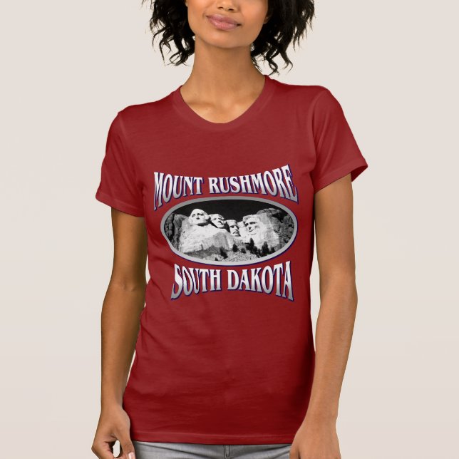 Camiseta da obscuridade do Monte Rushmore South (Frente)