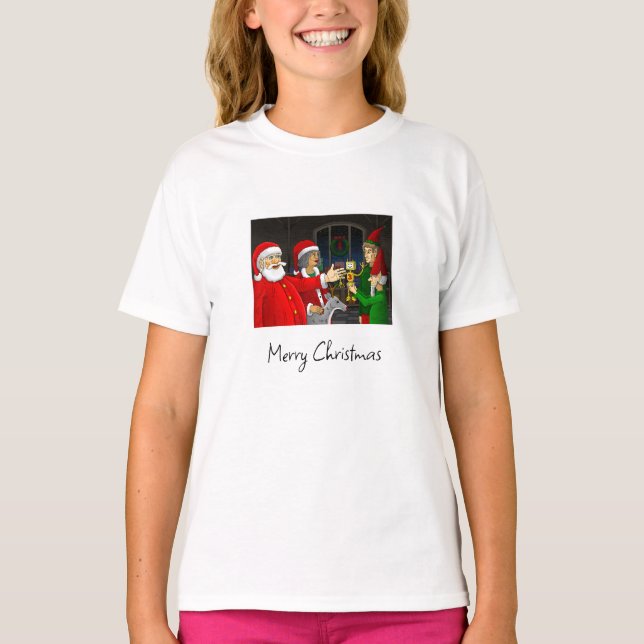 Camiseta da Oficina do Papai Noel (Frente)