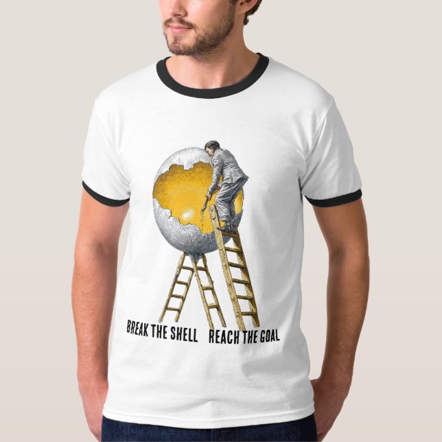 Camiseta da oportunidade do ouro - Árvore de suces (Frente)
