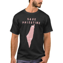 Camiseta da Palestina - Camiseta do lenço palestin