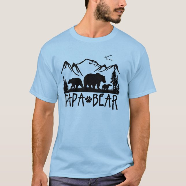 Camiseta Da papá do urso do excelente TShirt fora (Frente)
