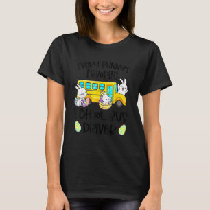 Camiseta Da Páscoa de Maquinista de Ônibus Escolar Favorito