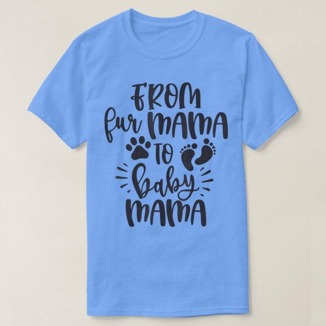 Camiseta Da Pele Mamãe Ao Bebê Mamãe Engraçado Presente par (Frente do Design)