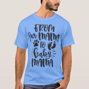 Camiseta Da Pele Mamãe Ao Bebê Mamãe Engraçado Presente par