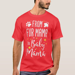 Camiseta Da Pelo Mamãe À Bebê Mãe Pet Proprietária Futuro M