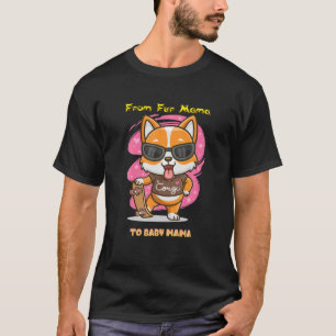 Camiseta Da Pelo Mamãe Ao Bebê Mama Sarcástico Humor