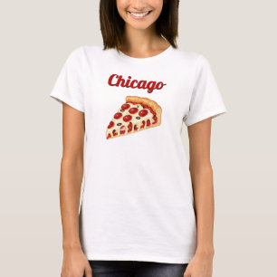 Camiseta da pizza de prato de alta profundidade da