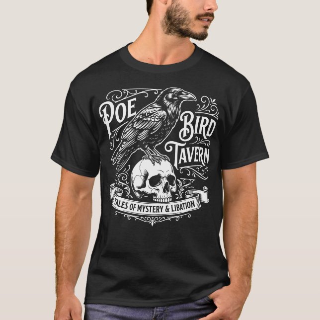 Camiseta da Poe Bird Tavern (Frente)