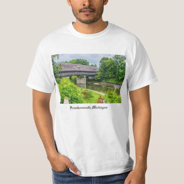 Camiseta da Ponte Coberto de Frankenmuth (Frente)