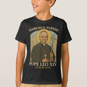 Camiseta Da Pope Da América O Papa Leo Xiv Do Papa De Chica