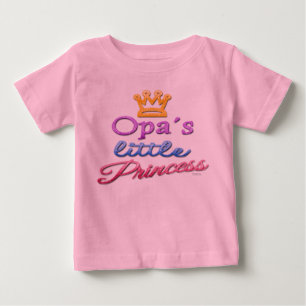 Camiseta da Princesa Bebê Toddler de Opa