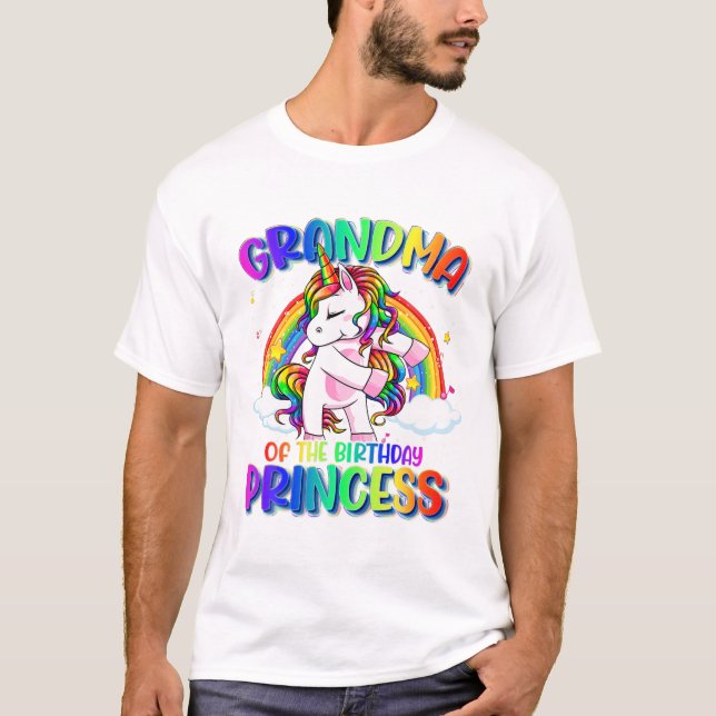 Camiseta Da Princesa de Aniversário (Frente)