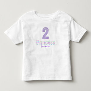 Camiseta da Princesa de Aniversário com Nome
