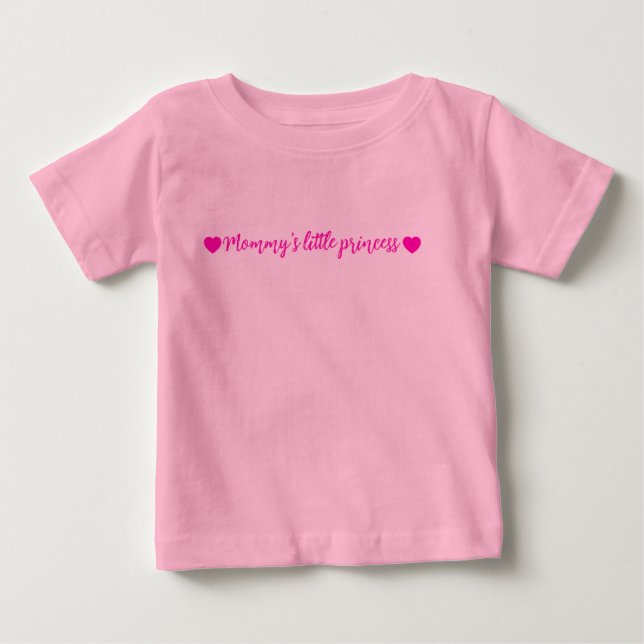 Camiseta da Princesinha da Mamãe (Frente)