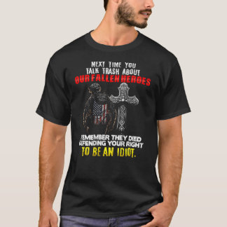 Camiseta Da Próxima Vez Que Falar Sobre Os Nossos Heróis Fa
