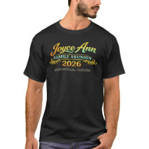 Camiseta da Reunião da Família Joyce Ann 2026