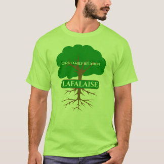 Camiseta da Reunião da FAMÍLIA LAFALAISE 2026 Verd