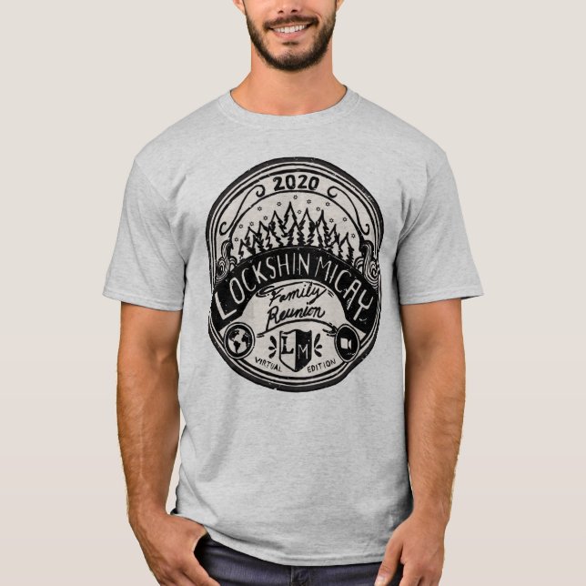 Camiseta da Reunião Lockshin-Micay 2020 - Cinza ma (Frente)