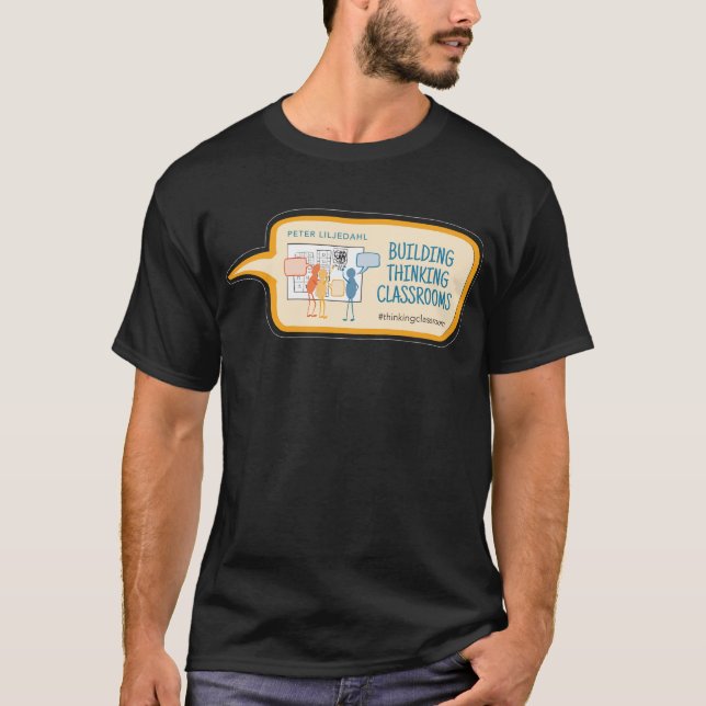 Camiseta da sala de aula de pensamento de construç (Frente)