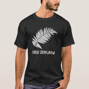 Camiseta da Samambaia Prateada da Nova Zelândia